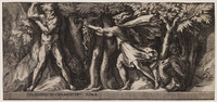 KG 00199
<br/>
Perseus verandert Atlas in berg
<br/>
<em>Alberti, Cherubino (1553 - 1615)</em>